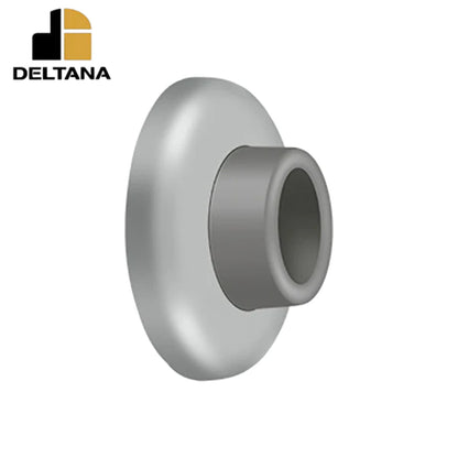 Deltana - Wall Mount Concave Flush Bumper - 2-1/2" Diameter - Optional Finish