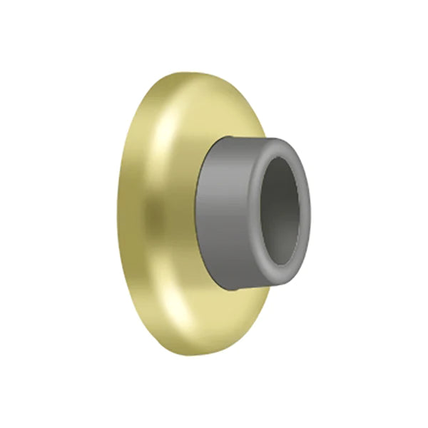 Deltana - Wall Mount Concave Flush Bumper - 2-1/2" Diameter - Optional Finish