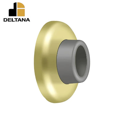 Deltana - Wall Mount Concave Flush Bumper - 2-1/2" Diameter - Optional Finish