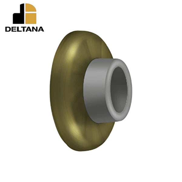 Deltana - Wall Mount Concave Flush Bumper - 2-1/2" Diameter - Optional Finish