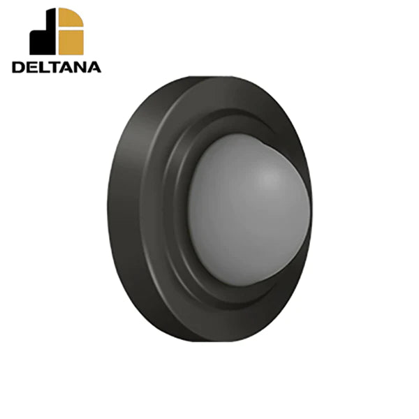 Deltana - Convex Flush Bumper 2-3/8" Diameter - Optional Finish