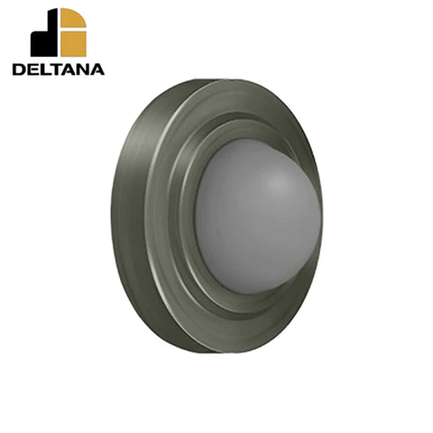 Deltana - Convex Flush Bumper 2-3/8" Diameter - Optional Finish