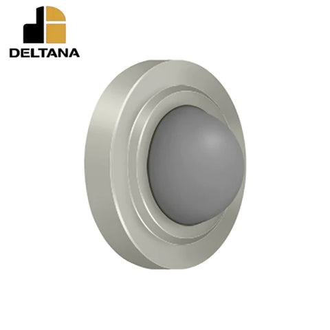Deltana - Convex Flush Bumper 2-3/8" Diameter - Optional Finish