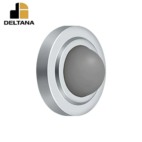 Deltana - Convex Flush Bumper 2-3/8" Diameter - Optional Finish