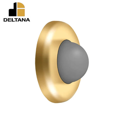 Deltana - Wall Mount Convex Flush Bumper - 2-1/2" Diameter - Optional Finish