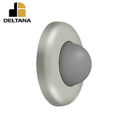 Deltana - Wall Mount Convex Flush Bumper - 2-1/2" Diameter - Optional Finish