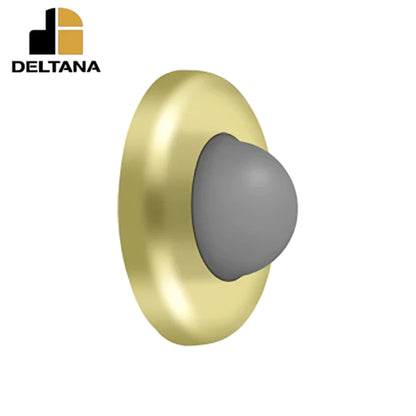 Deltana - Wall Mount Convex Flush Bumper - 2-1/2" Diameter - Optional Finish
