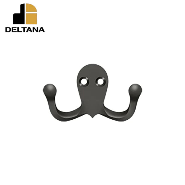 Deltana - Double Hook - Optional Finish