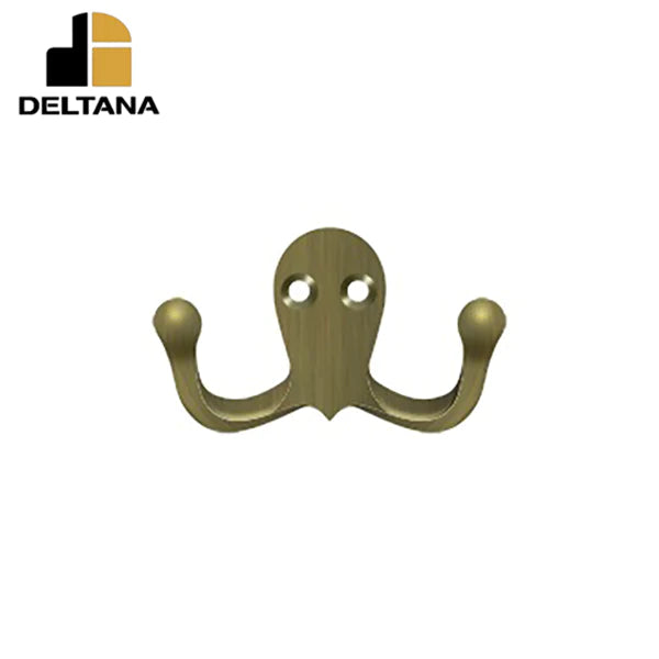 Deltana - Double Hook - Optional Finish