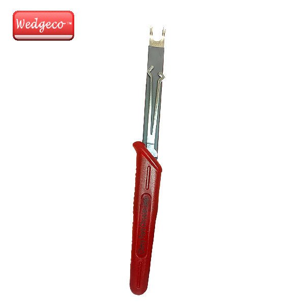 Wedgeco - Red Handle 4 Blades  With Tension Wrench Combo (#500) - UHS Hardware