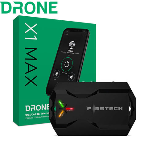 Firstech - Drone - X1MAX-LTE -  X1 LTE MAX with Cell, GPS, BLE, Sensors, and Back-up Battery (128-SGNS) - UHS Hardware