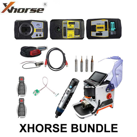 Xhorse - Complete Cut & Programming Bundle - Condor Mini Plus - VVDI2 - VVDIMB - VVDIPROG - MiniPROG - SOIC8 Adapter - 1 Year Unlimited MB Tokens  - 2 Keys - UHS Hardware