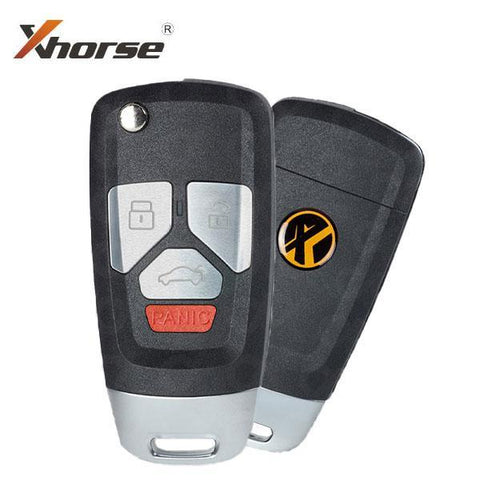 Audi Style / 4-Button Universal Remote Key for VVDI Key Tool (Wired) - UHS Hardware