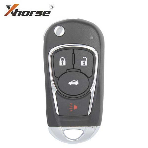 Xhorse - Buick Style / 4-Button Universal Remote Flip Key for VVDI Key Tools (Wired) - UHS Hardware