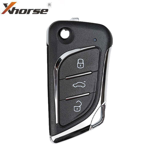 Xhorse - Lexus Knife Style / 3-Button Universal Remote Flip Key for VVDI Key Tool (Wired) - UHS Hardware
