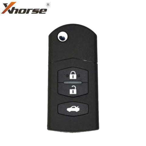 Mazda Style / 3-Button Universal Remote Key for VVDI Key Tool (Wired) - UHS Hardware