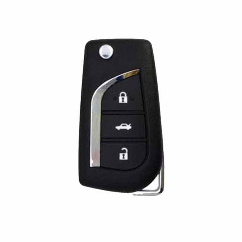 Toyota Style / 3-Button Universal Remote Key for VVDI Key Tool (Wired) - UHS Hardware