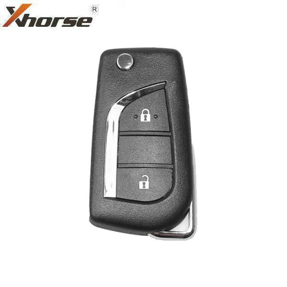 Toyota Style XKTO01EN / 2-Button Universal Remote Key for VVDI Key Tool (Wired)
