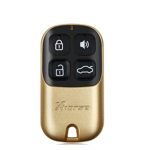 Xhorse - 4-Button Universal Remote Key - Gold Finish (Wired) (XHS-XKXH02EN)