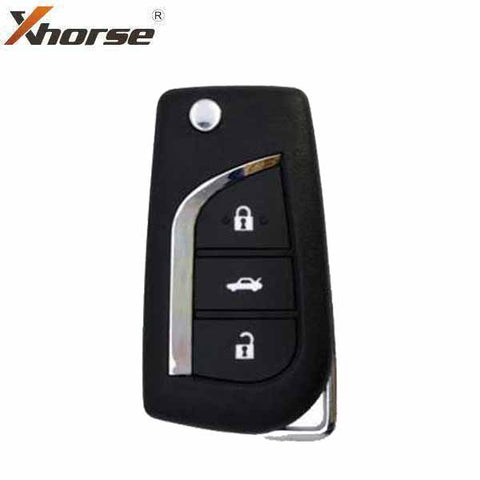 Toyota Style / 3-Button Universal Remote Key for VVDI Key Tool (Wireless) - UHS Hardware