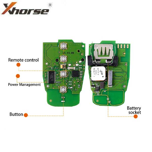 Xhorse - 2013-2019 Audi / 4-Button Smart Key / BCM2  / 754J /  Comfort Access / 315 Mhz - UHS Hardware