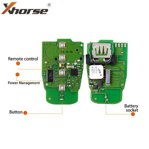 Xhorse - 2013-2019 Audi / 4-Button Smart Key / BCM2  / 754J /  Comfort Access / 315 Mhz - UHS Hardware