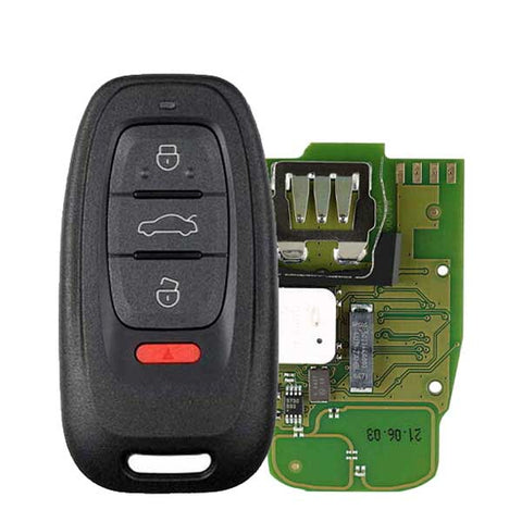 Xhorse - 2013-2019 Audi / 4-Button Smart Key / BCM2 / 754J / XSADJ1EN / Comfort Access / 315 MHz / 433 MHz / 868 MHz / No Soldering Required