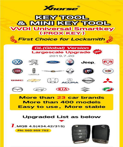 4-Button Universal Smart Key w/ Proximity Function for VVDI Key Tool (Xhorse) - UHS Hardware