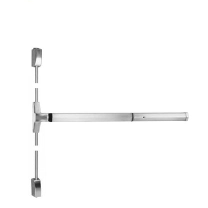 Yale - 7110F - Surface Mounted Vertical Rod Exit Device - Less Trim - 3 Foot - Fire Rated - Stainless Steel - Grade 1 - UHS Hardware