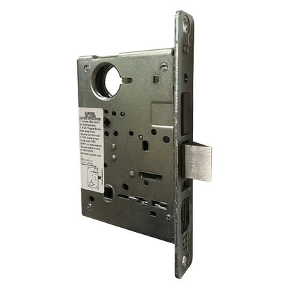 Yale - LBDY8822FL - Mortise Lock Body - Dormitory - 626 - Satin Chrome - Body Only - Grade 1 - UHS Hardware