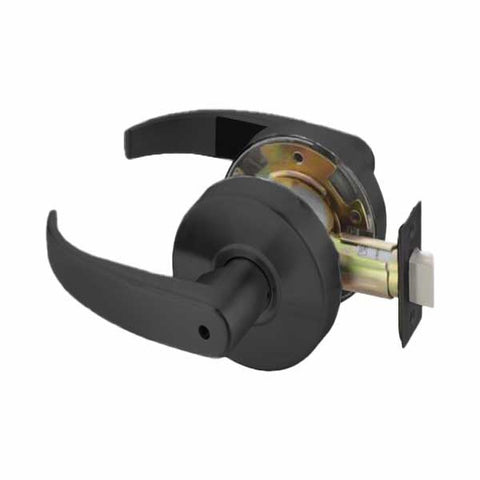 Yale - 4602LN - Cylindrical Lock Lever Set - Pacific Beach Lever - Black Suede - Privacy - Fire Rated -Grade 2 - UHS Hardware