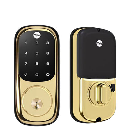 Yale - YRD226 - Assurance Electronic Deadbolt Lock - Touchscreen - Single Cylinder - 2-3/8" Backset - Schlage "C" Keyway - Optional Smart Connectivity - Keyed Different - Optional Finish - Grade 2 - UHS Hardware