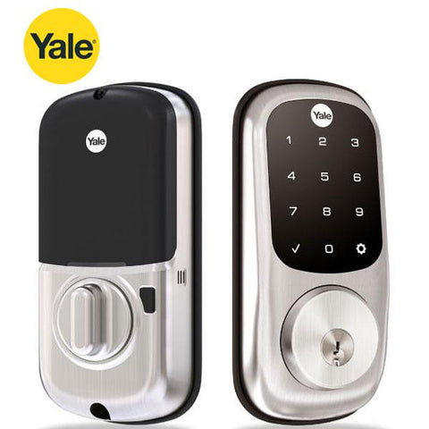 Yale Assure YRD226 Electronic Keypad Deadbolt Lock - w/ Touchscreen - Schlage C - Satin Nickel - w/ Key Override - UHS Hardware