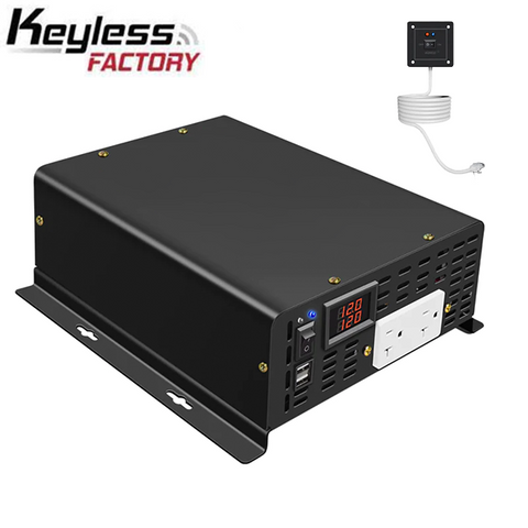 RBU5 - 12VDC - 1500 Watt Pure Sine Wave Inverter -  Solar Power - DC to AC - Optional Remote Connectivity - USB Ports - UHS Hardware