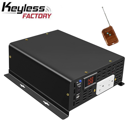 RBU5 - 12VDC - 1500 Watt Pure Sine Wave Inverter -  Solar Power - DC to AC - Optional Remote Connectivity - USB Ports - UHS Hardware