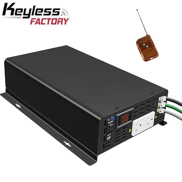 RBU5 - 12VDC - 2000 Watt Pure Sine Wave Inverter -  Solar Power - DC to AC - Optional Remote Connectivity - USB Ports - UHS Hardware