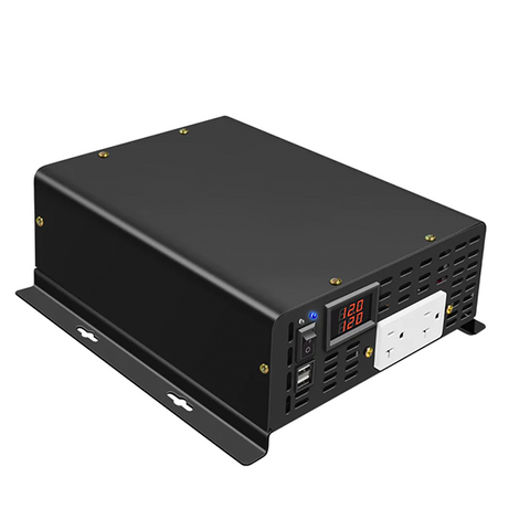 RBU5 - 12VDC - 1500 Watt Pure Sine Wave Inverter -  Solar Power - DC to AC - Optional Remote Connectivity - USB Ports - UHS Hardware