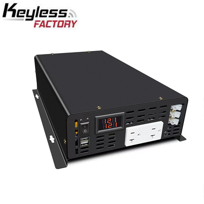 RBU5 - 12VDC - 2500 Watt Pure Sine Wave Inverter -  Solar Power - DC to AC - Optional Remote Connectivity - USB Ports - UHS Hardware