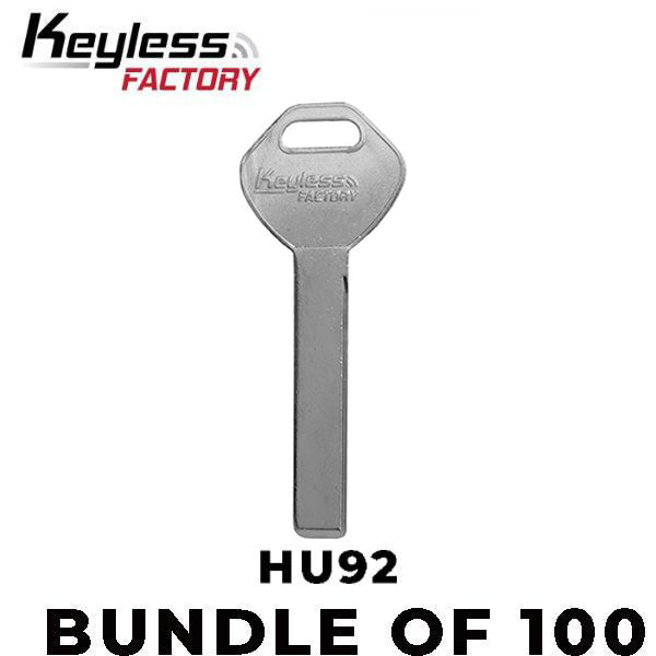 100 x BMW HU92 High Security Test Blade - SUPER SALE (BUNDLE OF 100) - UHS Hardware