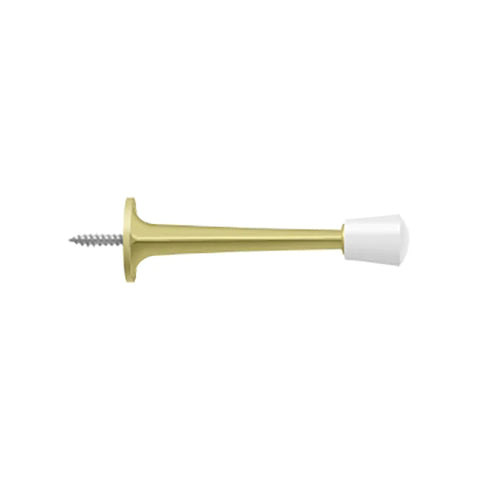 Deltana - 3" Baseboard Door Bumper - Zinc Die-Cast - Optional Finish