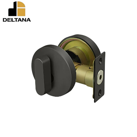 Deltana - Zinc Modern Low Profile Deadbolt Lock Grade 3 - Optional Finish