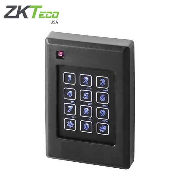 ZKTeco - KR502H - Outdoor / Indoor Weigand HID Reader w/ Keypad - 26 Bit - 125 KHz HID Card Reader - Single Gang - UHS Hardware