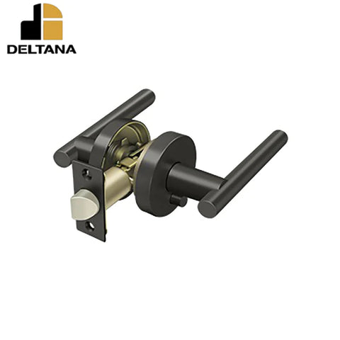 Deltana - Mandeville Lever Privacy Left Handed - Optional Finish