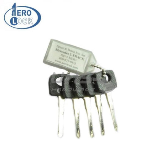 Aerolock Mercedes 2-Track S50HF-P Space & Depth Keys (MER3) - UHS Hardware
