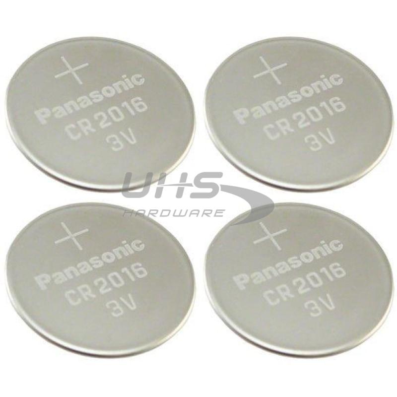 Panasonic CR2016-4 CR2016 3V Lithium Coin Battery (Pack of 4) :  Health & Household