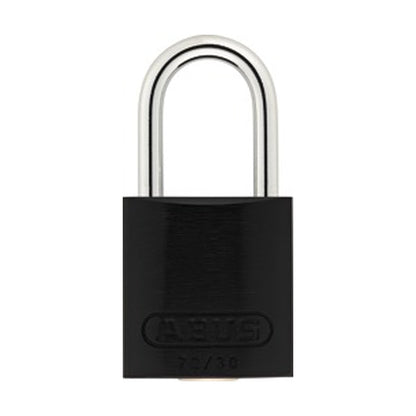 Abus - 09100 Padlock Aluminum 72/30 Optional Keying Finish Number Of Locks & Cylinders