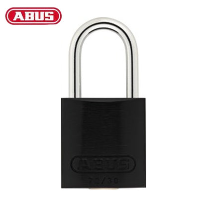 Abus - 09100 Padlock Aluminum 72/30 Optional Keying Finish Number Of Locks & Cylinders