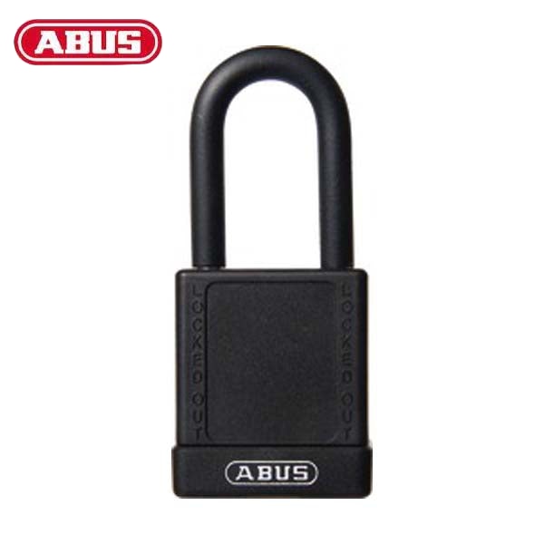 Abus - 19250 Plastic-Covered Aluminum Core Padlock 74/40 Optional Keying Finish Number Of Locks &