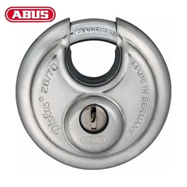 Abus - 26010 Padlock 26/70 Optional Keying Locks & Cylinders