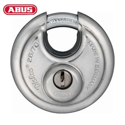 Abus - 26010 Padlock 26/70 Optional Keying Locks & Cylinders